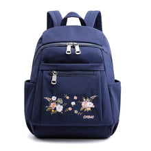 Load image into Gallery viewer, Schoolgirls' Embroidered Backpack