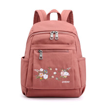 Load image into Gallery viewer, Schoolgirls' Embroidered Backpack
