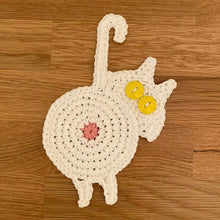 Load image into Gallery viewer, 🐱Funny Cat Butt Coasters Cat Butt Cup Mat Knitted Gift for Cat Fans