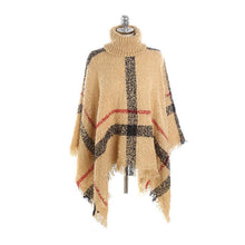 Load image into Gallery viewer, Lattice Cloak Poncho Sweater