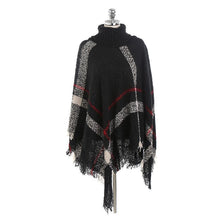 Load image into Gallery viewer, Lattice Cloak Poncho Sweater