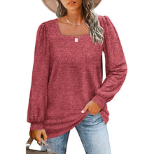 Load image into Gallery viewer, Puff Sleeve Square Neck T-Shirt