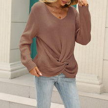 Load image into Gallery viewer, Knotted Knit Sweater