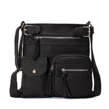 Load image into Gallery viewer, Multi-Pocket Soft PU Crossbody Bag