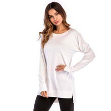 Load image into Gallery viewer, Women's Side Split Loose Casual Pullover Tunic Tops