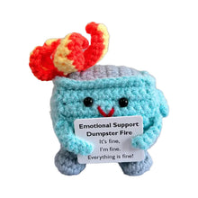 Load image into Gallery viewer, 💖Crochet Dumpster Fire