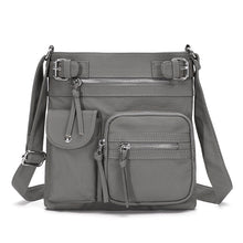 Load image into Gallery viewer, Multi-Pocket Soft PU Crossbody Bag