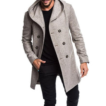 Load image into Gallery viewer, Men's Autumn & Winter Pure Color Jacket Cotton Coat