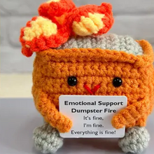 Load image into Gallery viewer, 💖Crochet Dumpster Fire