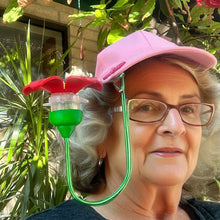 Load image into Gallery viewer, Hat Clip Hummingbird Feeder