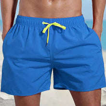 Load image into Gallery viewer, Men's Solid Color Waterproof Beach Shorts