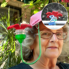 Load image into Gallery viewer, Hat Clip Hummingbird Feeder