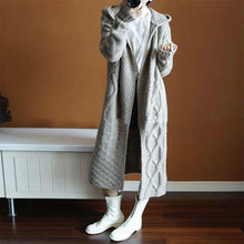 Load image into Gallery viewer, Women's Long Sweater Coat
