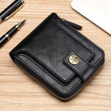 Load image into Gallery viewer, Men's New Short Fashion Multi-card Horizontal Zipper Wallet
