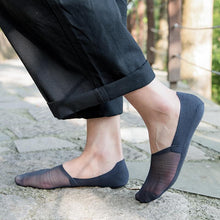 Load image into Gallery viewer, Men's Invisible Ice Silk Boat Socks