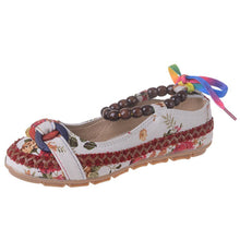 Load image into Gallery viewer, Women's Handmade Beaded Embroidered Shoes