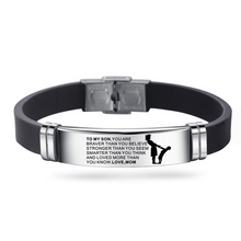 Load image into Gallery viewer, Steel & Silicone Bracelets