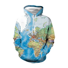 Load image into Gallery viewer, World Map Men's T-shirt & Hoodie