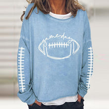 Load image into Gallery viewer, Women's Gameday Football Lover Casual Long-Sleeve T-Shirt
