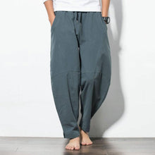 Load image into Gallery viewer, Men's Summer Casual Cotton Baggy Harem Pants