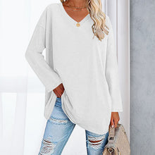 Load image into Gallery viewer, V Neck Drop Sleeve T-Shirt