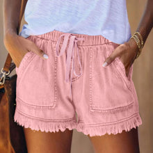 Load image into Gallery viewer, Women's Casual Denim Shorts With Pockets Cotton Jeans Shorts