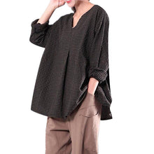 Load image into Gallery viewer, Casual Loose Plaid Shirt