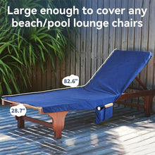 Load image into Gallery viewer, Lounge Chair Beach Chair Cover