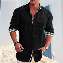 Load image into Gallery viewer, Gentleman Paneled Casual Buttons Pocket Blouse