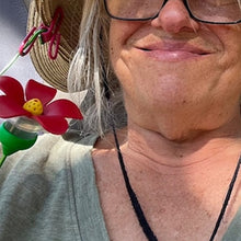 Load image into Gallery viewer, Hat Clip Hummingbird Feeder