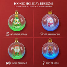 Load image into Gallery viewer, Christmas Transparent Double-Layer Balloon