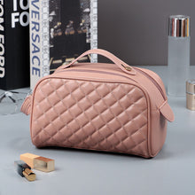 Load image into Gallery viewer, Quilted Plaid Cosmetic Bag