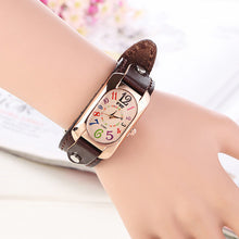 Load image into Gallery viewer, Vintage Leather Quartz Stone Women's Watch