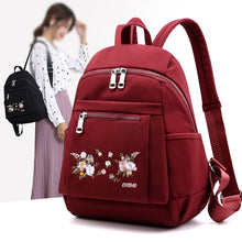 Load image into Gallery viewer, Schoolgirls' Embroidered Backpack