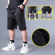 Load image into Gallery viewer, Men's Large Size Ice Silk Sports Shorts