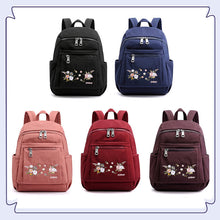 Load image into Gallery viewer, Schoolgirls' Embroidered Backpack
