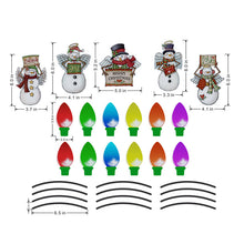 Load image into Gallery viewer, Reflective Light Bulb Magnets for Cars