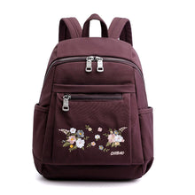 Load image into Gallery viewer, Schoolgirls' Embroidered Backpack