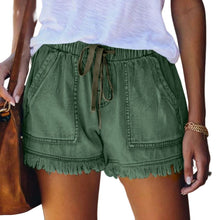 Load image into Gallery viewer, Women's Casual Denim Shorts With Pockets Cotton Jeans Shorts