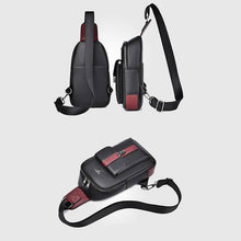 Load image into Gallery viewer, Sling Bag for Men Vintage Waterproof Leather Business Crossbody Bag