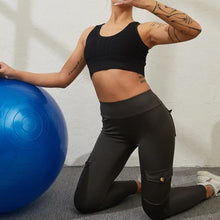 Load image into Gallery viewer, Women's Pocket Sexy Stretch Leggings Fitness Track Pants