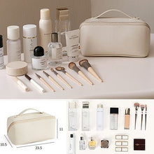 Load image into Gallery viewer, PU Portable Travel Cosmetic Storage Bag
