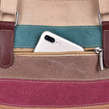 Load image into Gallery viewer, Contrast Stripe Tote Bag