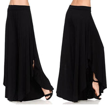 Load image into Gallery viewer, Women High Waist Irregular Ruffles Wide Leg Pants Casual Loose Streetwear Trousers