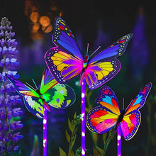 Load image into Gallery viewer, Outdoor Solar Garden Butterfly Lights Decor