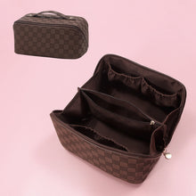 Load image into Gallery viewer, Vintage Check Cosmetic Bag