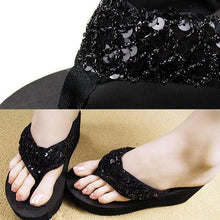 Load image into Gallery viewer, The Latest Summer Sequin Women's 2018 Non-slip Sandals Slipper Flip Flops for Indoor Outdoor