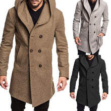 Load image into Gallery viewer, Men's Autumn & Winter Pure Color Jacket Cotton Coat