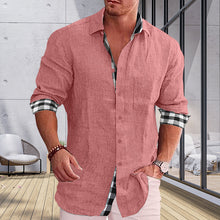 Load image into Gallery viewer, Gentleman Paneled Casual Buttons Pocket Blouse