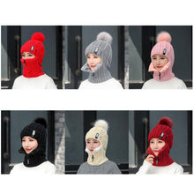 Load image into Gallery viewer, Winter Siamese Windproof Hat